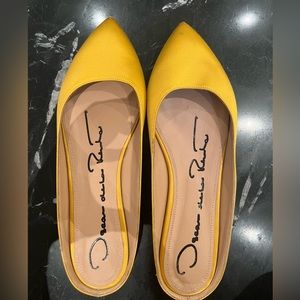 Never worn- Oscar de la renta slip on flats